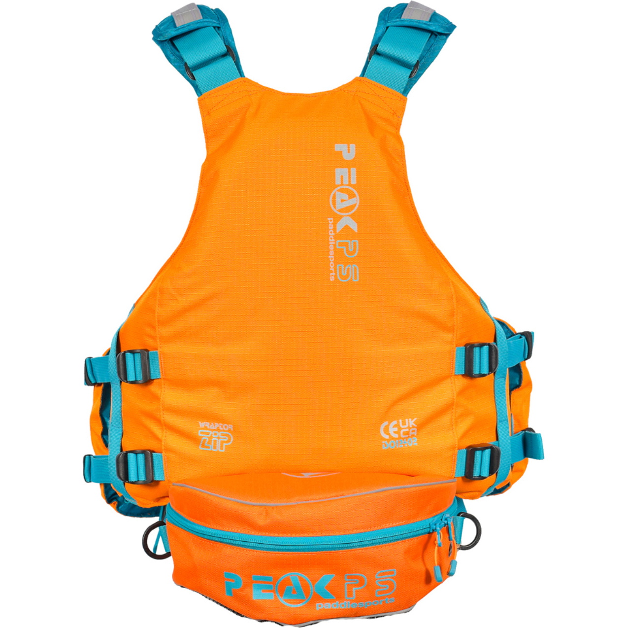 2026 Peak PS Womens Wraptor Zip PFD Buoyancy Aid W26WZ - Orange
